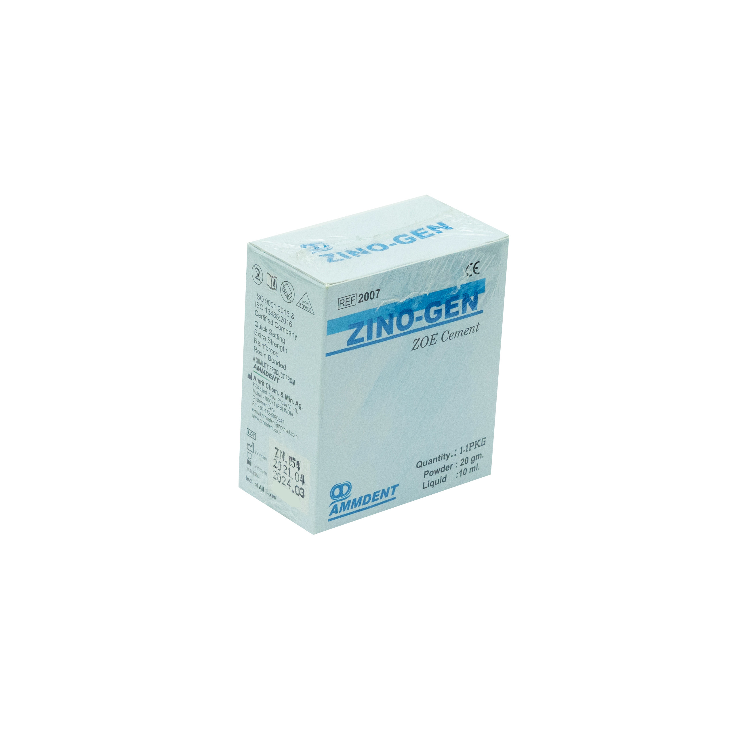 Ammdent Zino Gen Temporary Restorative Material